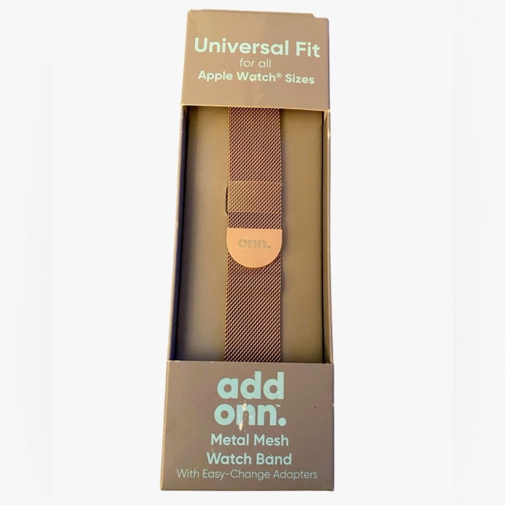 Onn Metal Mesh Watch Band Unisex